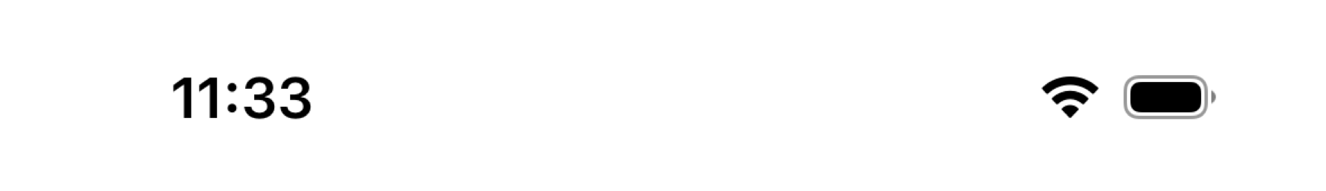 Status bar