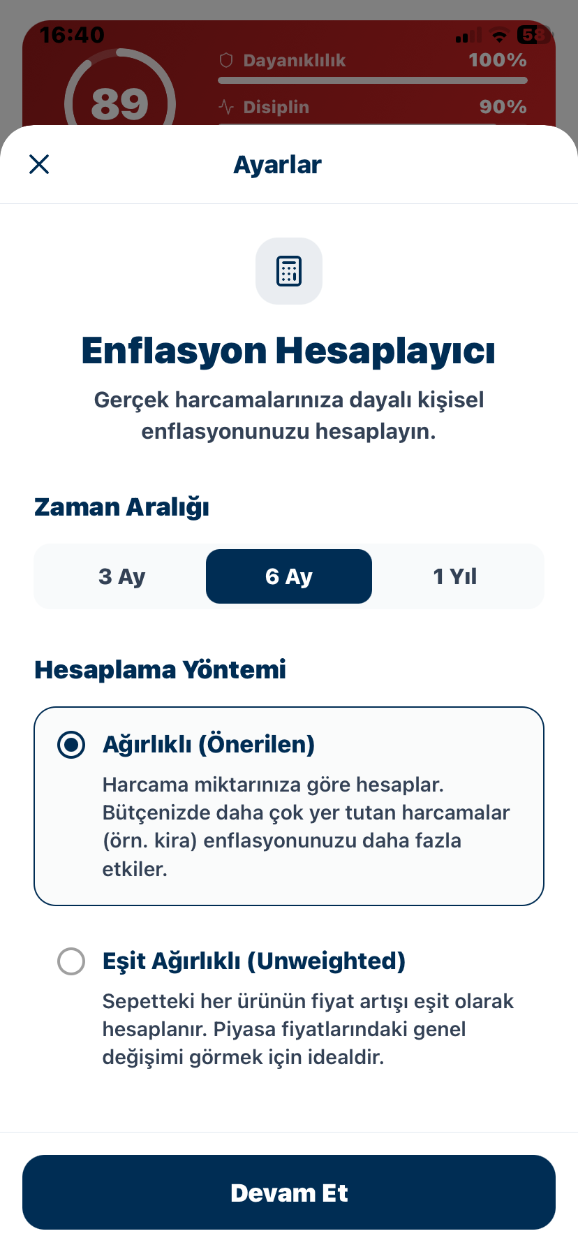 Inflation Calculator UI